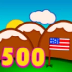 500 english words android application logo